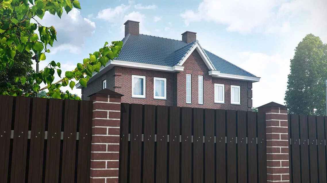 Забор из ДПК — современное и красивое решение для загородного дома